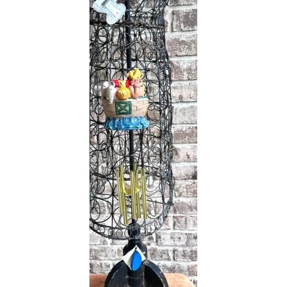 Jim Shore Noahs Ark Windchimes New Vintage 1994 Christmas Animal Rescue … - Picture 9 of 12